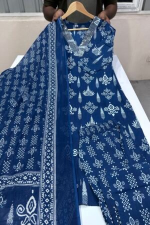 Indigo salwar set