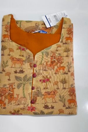 Tissue silk kurti