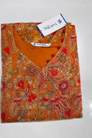 Tissue silk kurti