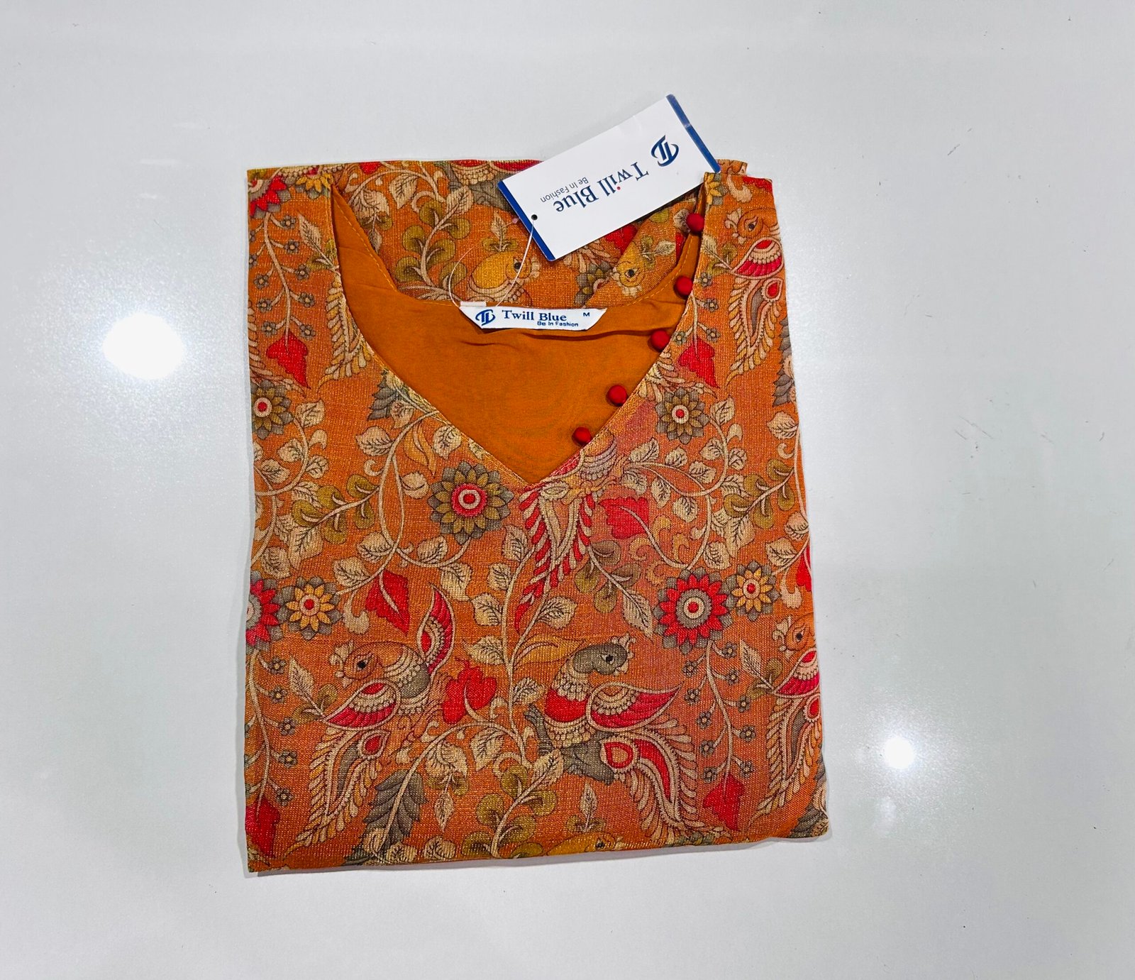 Tissue silk kurti