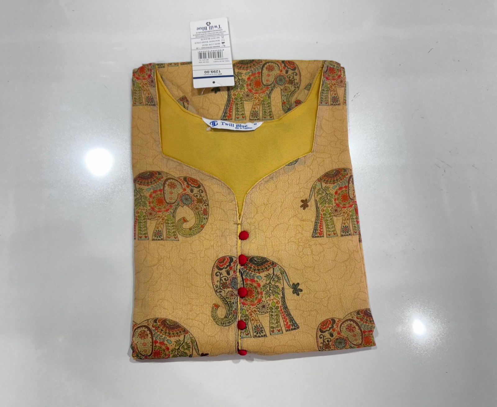 Tissue silk kurti
