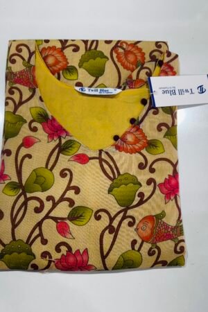 Tissue silk kurti